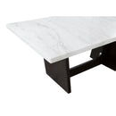 Coaster Furniture Osborne 115511 72-inch Marble Top Dining Table - Rustic Espresso IMAGE 5