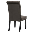 Coaster Furniture Alana 115172 Velvet Upholstered Dining Side Chair - Brown (Set of 2) IMAGE 6
