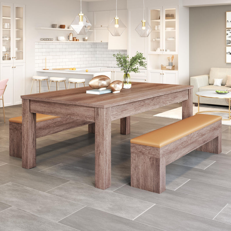 Zuo Bonker 109496 3 in 1 Table - Brown IMAGE 12