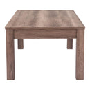  Zuo Bonker 109496 3 in 1 Table - Brown IMAGE 2