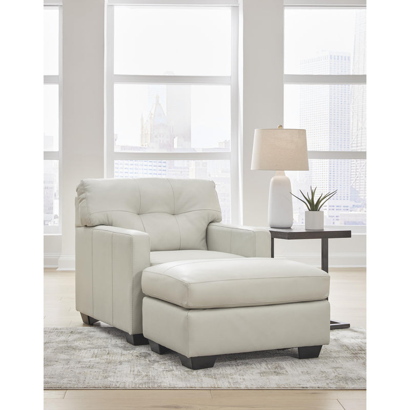  Signature Design by Ashley Belziani Leather Match Ottoman 5470514 IMAGE 6