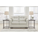  Signature Design by Ashley Belziani Stationary Leather Match Loveseat 5470535 IMAGE 5