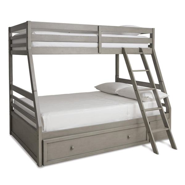 Signature Design by Ashley Lettner B733B41 Twin over Full Bunk Bed with Twin and Full Mattresses IMAGE 1