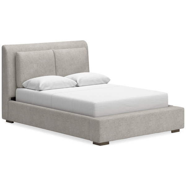 Signature Design by Ashley Cabalynn Queen Upholstered Platform Bed B974-77/B974-74 IMAGE 1