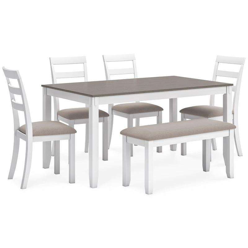 Signature Design by Ashley Stonehollow 6 pc Dinette D382-325 IMAGE 1