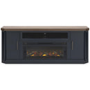 Signature Design by Ashley Landocken W402W1 83" TV Stand with Electric Fireplace IMAGE 2