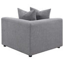  Coaster Furniture Jennifer 551594-SET 6 pc Tight Seat Modular Sectional - Grey IMAGE 12
