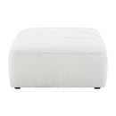  Coaster Furniture Sunny 551623 Square Upholstered Ottoman - Natural IMAGE 2