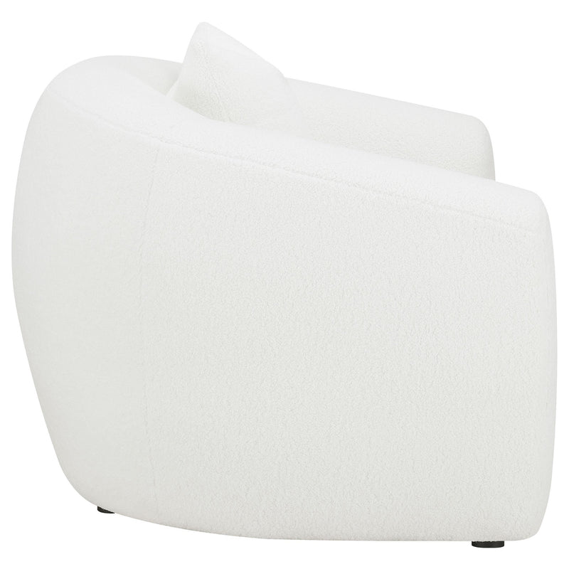  Coaster Furniture Isabella 509873 Faux Sheepskin Upholstered Accent Chair - Natural IMAGE 7