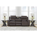 Signature Design by Ashley Lavenhorne 6330689C Reclining Sofa with Drop Down Table IMAGE 7