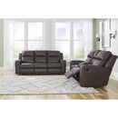 Signature Design by Ashley Lavenhorne 6330694C Double Reclining Loveseat with Console IMAGE 8