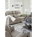 Signature Design by Ashley Lavenhorne 6330794C Double Reclining Loveseat with Console IMAGE 8