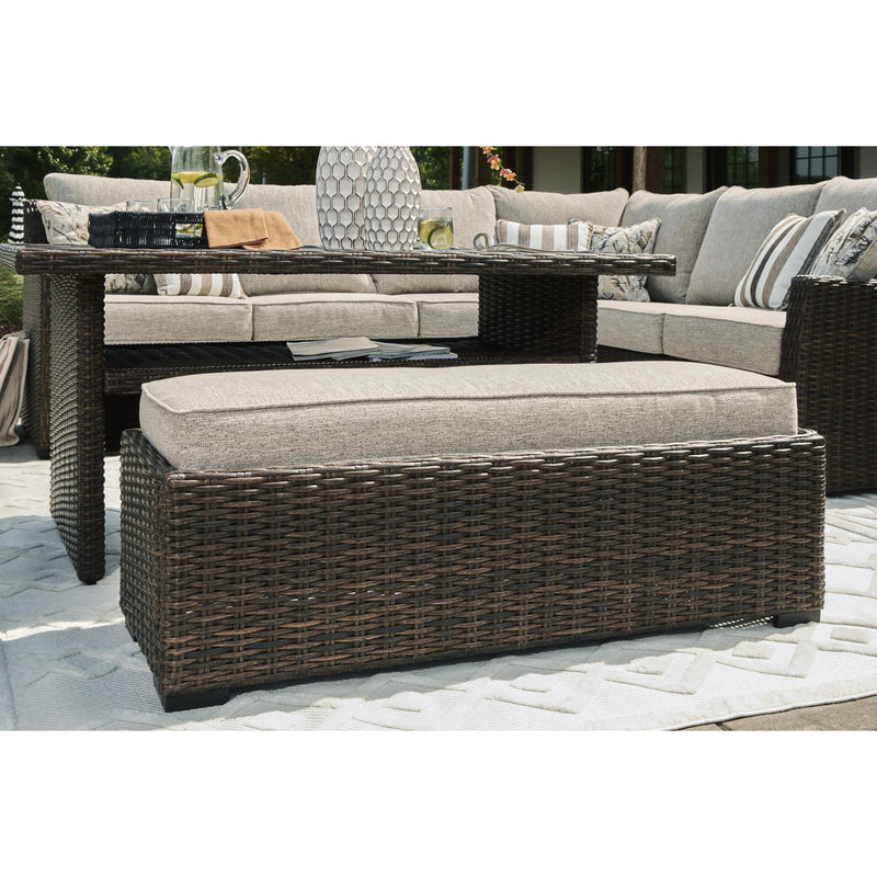 Signature Design by Ashley Brook Ranch P465-822 Sofa Sectional/Bench with Cushion IMAGE 6