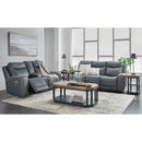 Signature Design by Ashley Mindanao U5950415C Power Reclining Sofa with Adjustable Headrest IMAGE 14