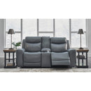 Signature Design by Ashley Mindanao U5950418C Power Reclining Loveseat with Console and Adjustable Headrest IMAGE 7