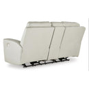 Signature Design by Ashley Mindanao U5950518C Power Reclining Loveseat with Console and Adjustable Headrest IMAGE 5