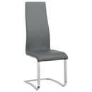 Coaster Furniture Montclair 100515GRY Upholstered Dining Side Chair - Grey (Set of 4) IMAGE 1