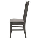 Coaster Furniture Dalila 102722GRY Wood Dining Side Chair - Dark Grey (Set of 2) IMAGE 5