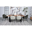 Coaster Furniture Emma 115593 Fabric Upholstered Dining Arm Chair - Charcoal (Set of 2) IMAGE 9