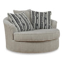  Benchcraft Calnita 2050221 Oversized Swivel Accent Chair IMAGE 1