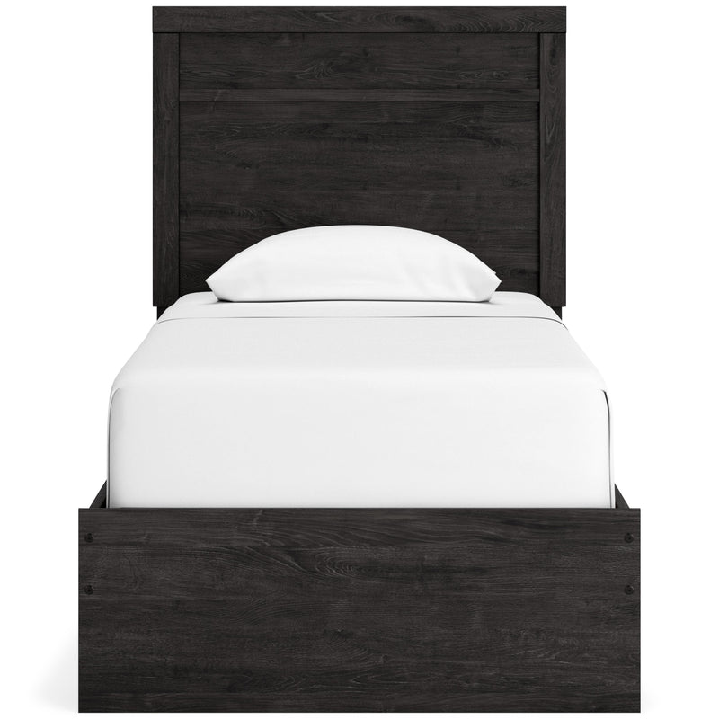 Signature Design by Ashley Belachime Twin Upholstered Panel Bed B2589-53/B2589-83 IMAGE 2