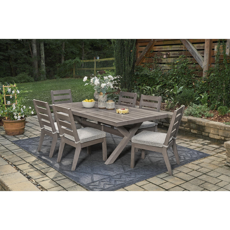 Signature Design by Ashley Hillside Barn P564-625 Rectangular Dining Table with Umbrella Option IMAGE 12