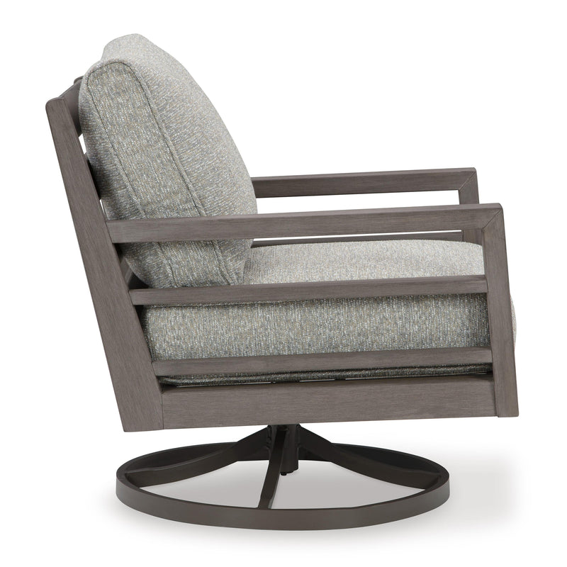 Signature Design by Ashley Hillside Barn P564-821 Swivel Lounge with Cushion IMAGE 3