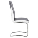 Coaster Furniture Brooklyn 193812 Upholstered Dining Side Chair - Grey IMAGE 8