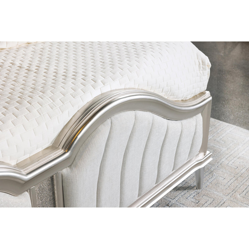 Coaster Furniture Evangeline 223391KW Wood California King LED Panel Bed - Silver Oak IMAGE 10