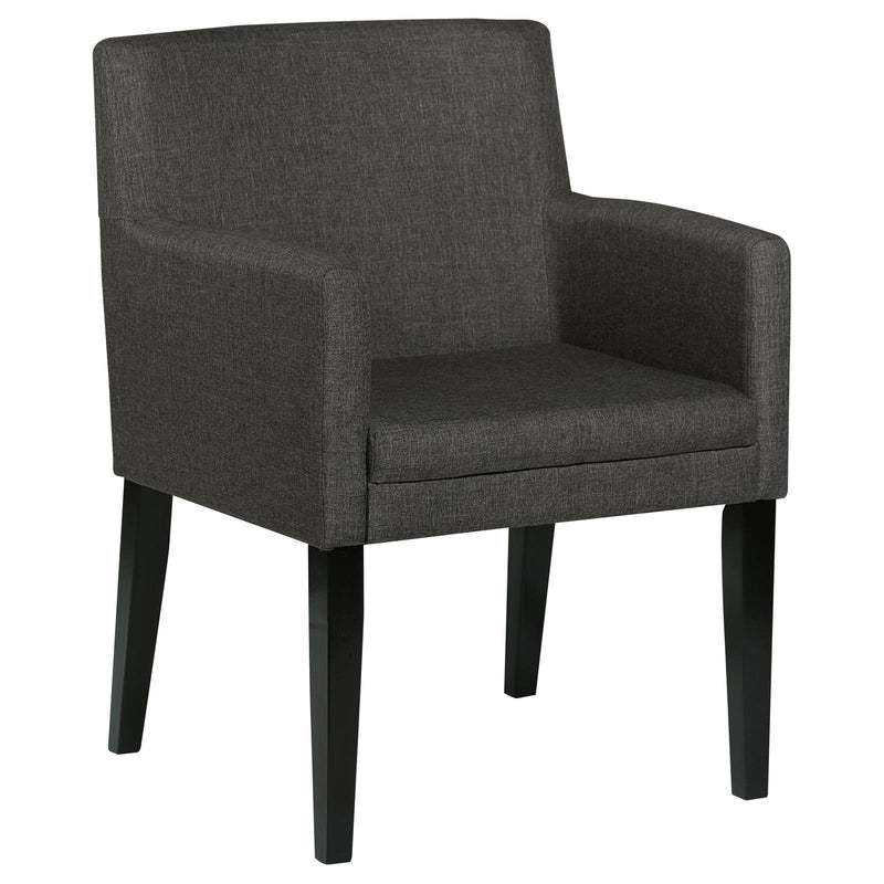 Coaster Furniture Catherine 106252 Upholstered Dining Arm Chair - Grey (Set of 2) IMAGE 1