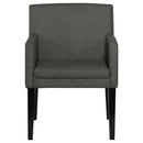  Coaster Furniture Catherine 106252 Upholstered Dining Arm Chair - Grey IMAGE 3