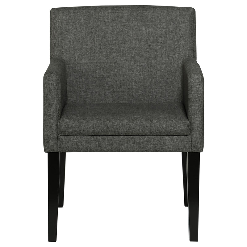 Coaster Furniture Catherine 106252 Upholstered Dining Arm Chair - Grey (Set of 2) IMAGE 3