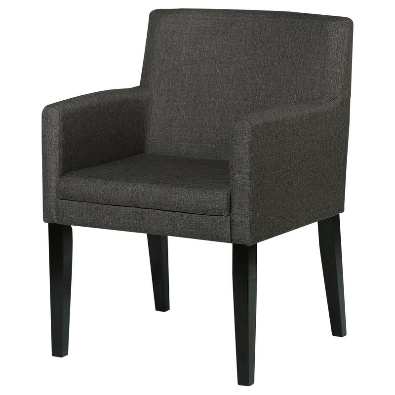 Coaster Furniture Catherine 106252 Upholstered Dining Arm Chair - Grey (Set of 2) IMAGE 4