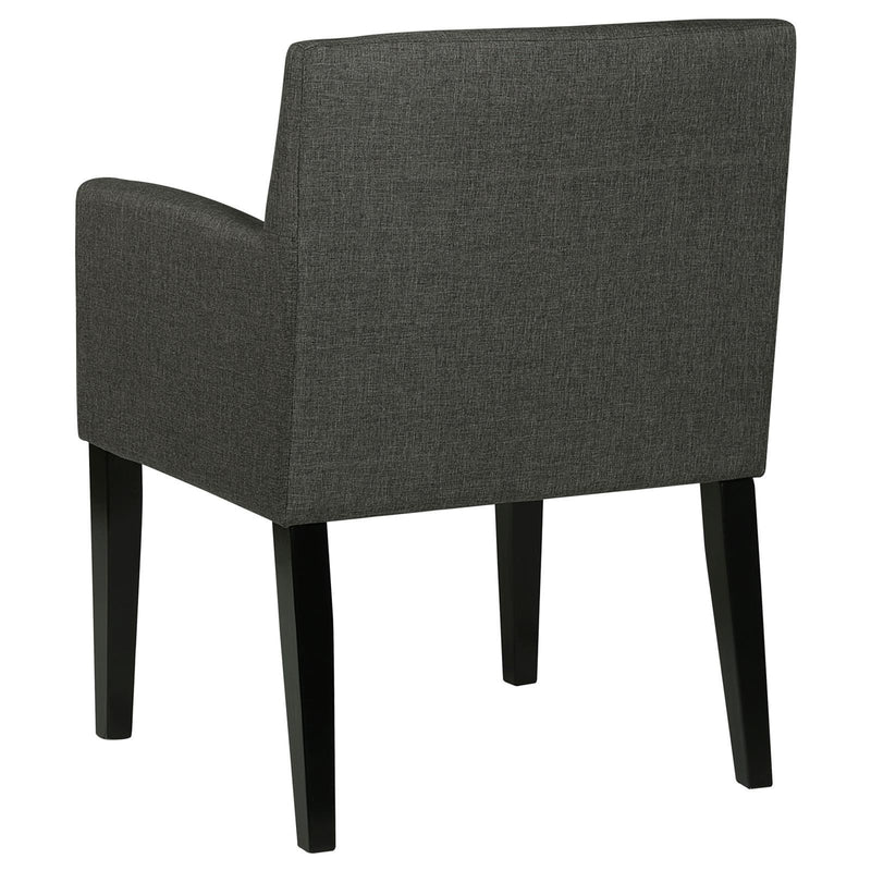 Coaster Furniture Catherine 106252 Upholstered Dining Arm Chair - Grey (Set of 2) IMAGE 6