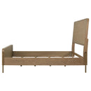  Coaster Furniture Arini 224300Q Rattan Queen Panel Bed - Sand Wash and Natural Cane IMAGE 5