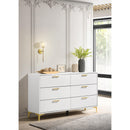  Coaster Furniture Kendall 224403 6-Drawer Dresser - White IMAGE 7