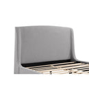  Coaster Furniture Mosby 306021Q Upholstered Queen Wingback Bed - Grey IMAGE 11