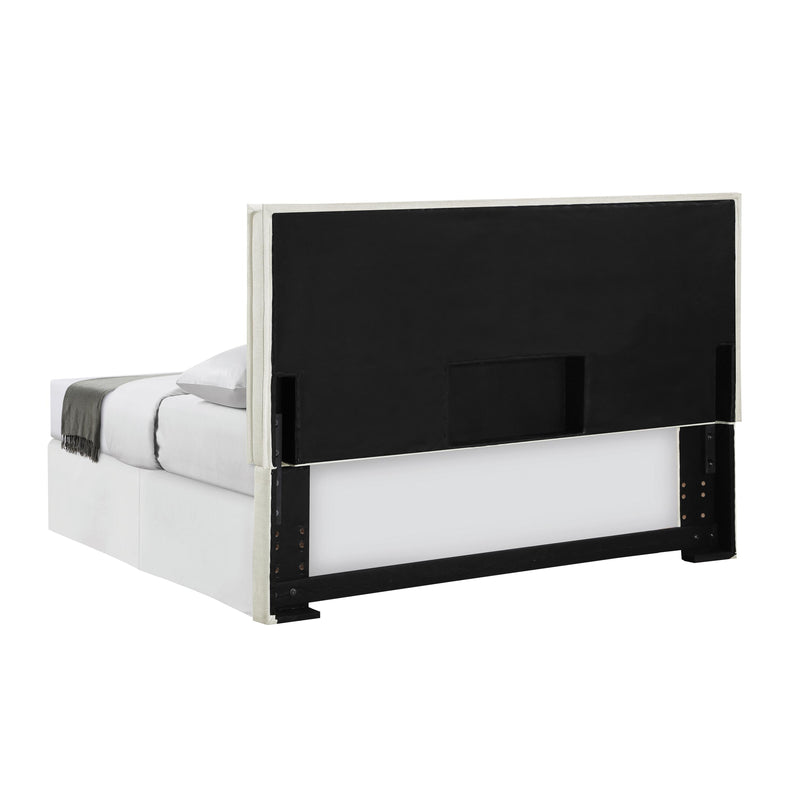  Coaster Furniture Izzy 315985QF Upholstered Queen or Full Panel Headboard - Sand IMAGE 5