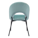  Zuo Bethpage 109367 Dining Chair - Multicolor Print & Green IMAGE 4