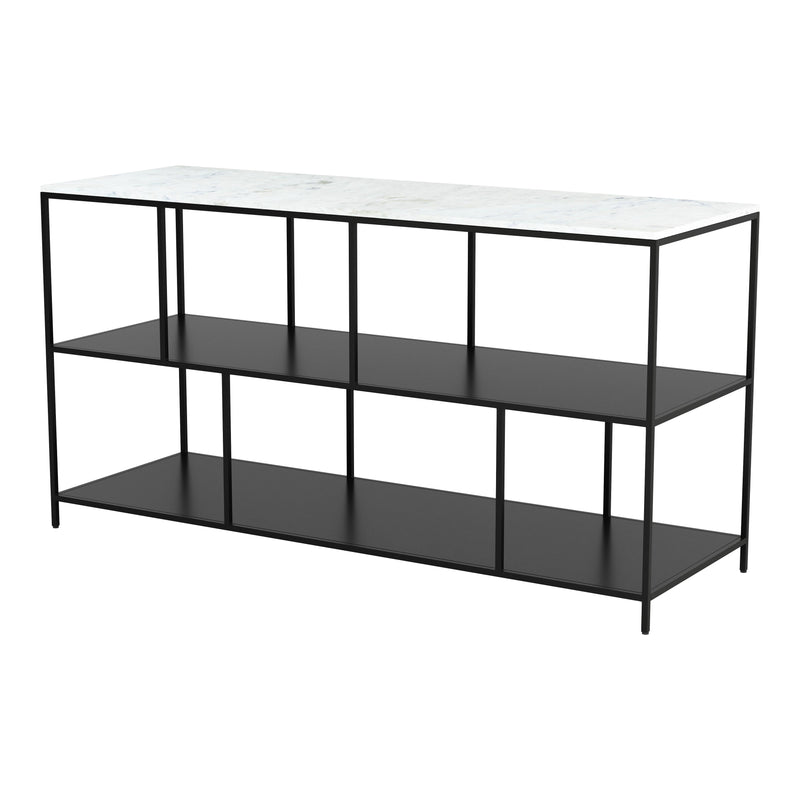  Zuo 109487 Singularity Console Table White & Black IMAGE 4