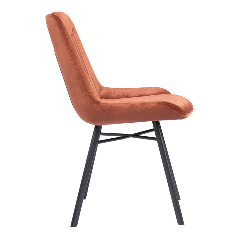  Zuo Tyler 109331 Dining Chair - Brown IMAGE 2