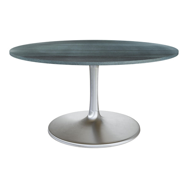  Zuo Metropolis 109451 Dining Table (60") - Grey & Silver IMAGE 1