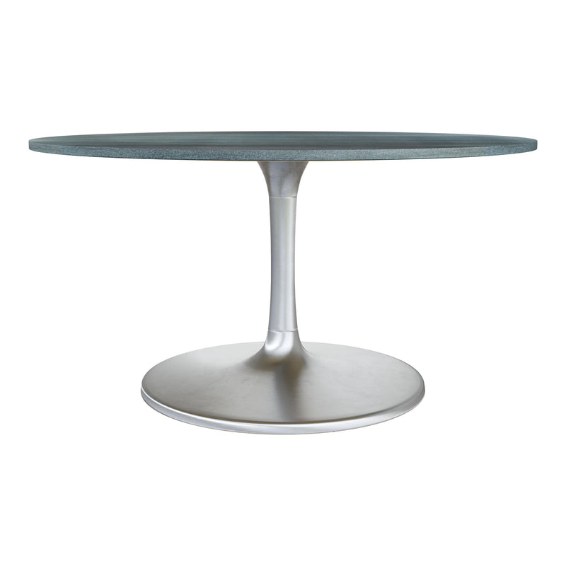  Zuo Metropolis 109451 Dining Table (60") - Grey & Silver IMAGE 2
