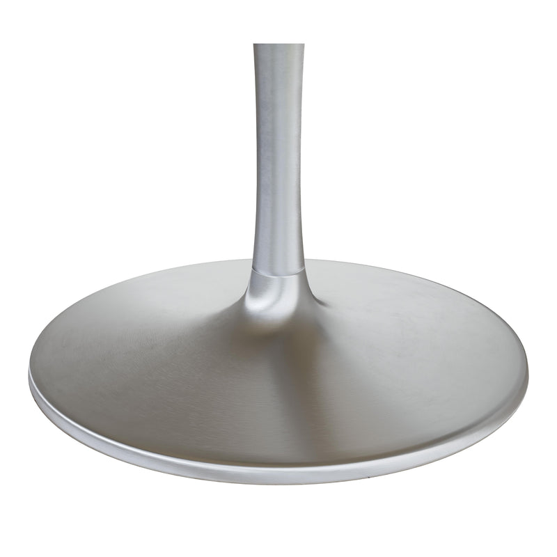  Zuo Metropolis 109451 Dining Table (60") - Grey & Silver IMAGE 4