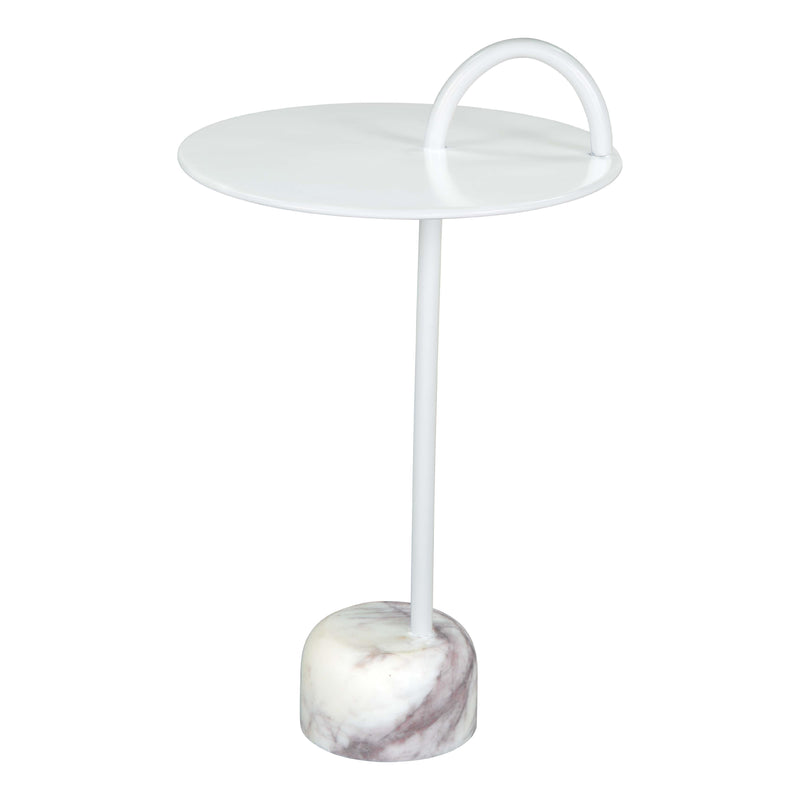  Zuo Will 109563 Side Table - White IMAGE 2