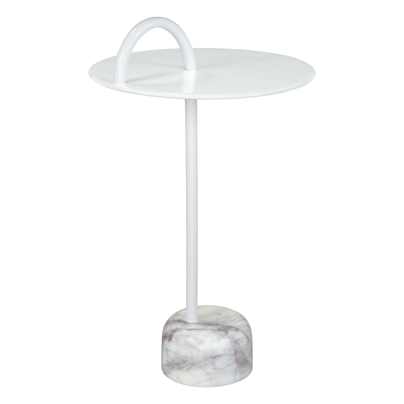  Zuo Will 109563 Side Table - White IMAGE 5
