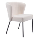  Zuo Aimee 109677 Dining Chair - Cream IMAGE 1
