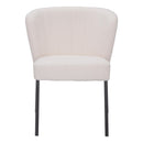 Zuo Aimee 109677 Dining Chair - Cream IMAGE 3