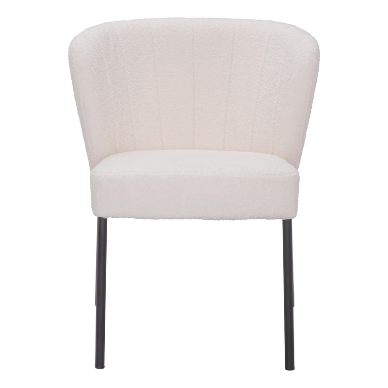  Zuo Aimee 109677 Dining Chair - Cream IMAGE 3