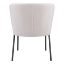  Zuo Aimee 109677 Dining Chair - Cream IMAGE 4